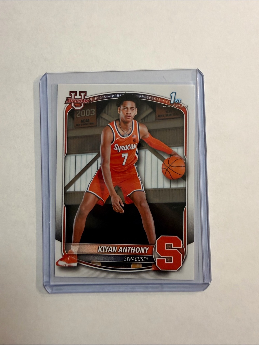 🔥Kiyan Anthony Syracuse Orange Basketball Card - Orange